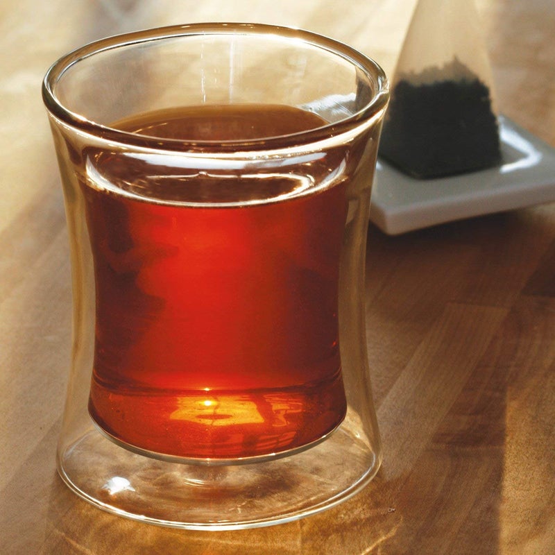 Tea Forte Poom Double Wall Glass 10 ounce Tea Cup for Hot or Iced Tea - Image 5